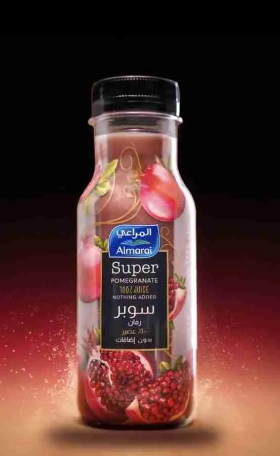 السعرات الحرارية في عصير المراعي سوبر رمان