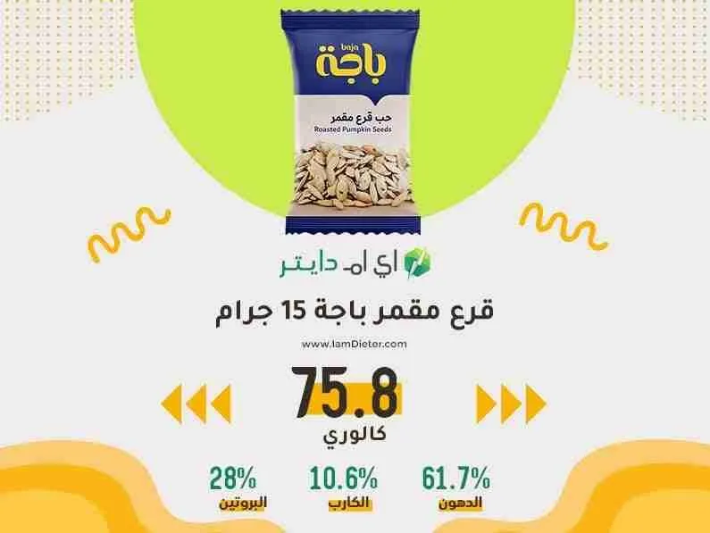 السعرات الحرارية في قرع مقمر باجة