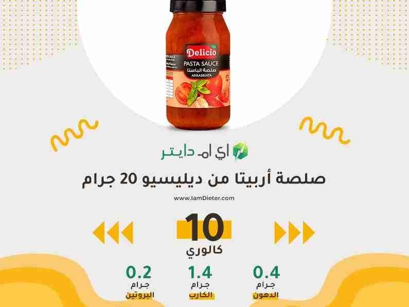 السعرات الحرارية في صلصة أربيتا ديليسيو