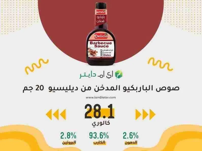 السعرات الحرارية في صوص الباربكيو المدخن ديليسيو