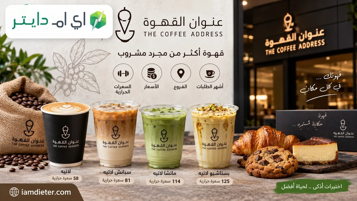 السعرات الحرارية في عنوان القهوة كافيه