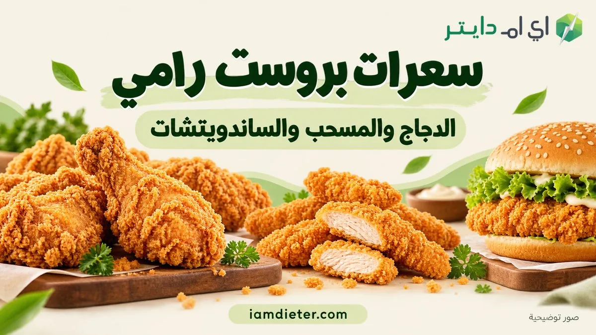 سعرات بروست رامي: الدجاج والمسحب والساندويتشات