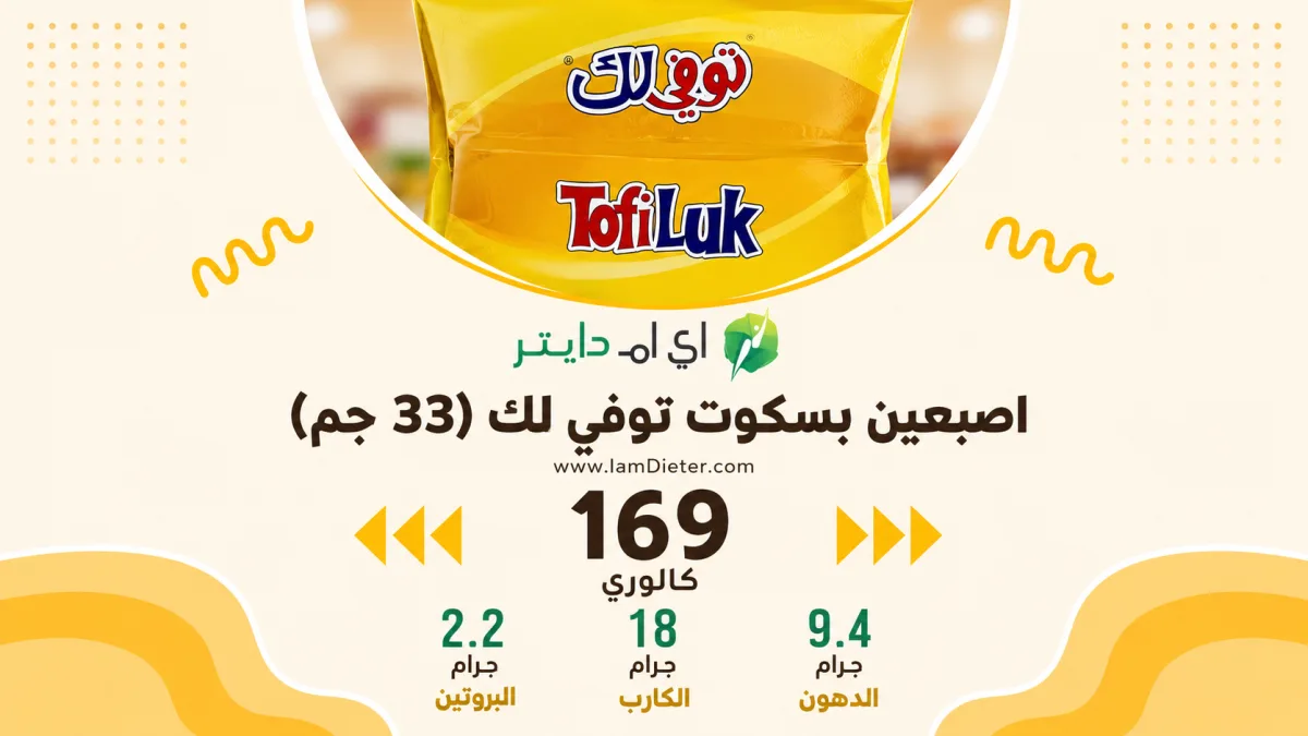 السعرات الحرارية في توفي لك وسعرات توفي لك الصغير