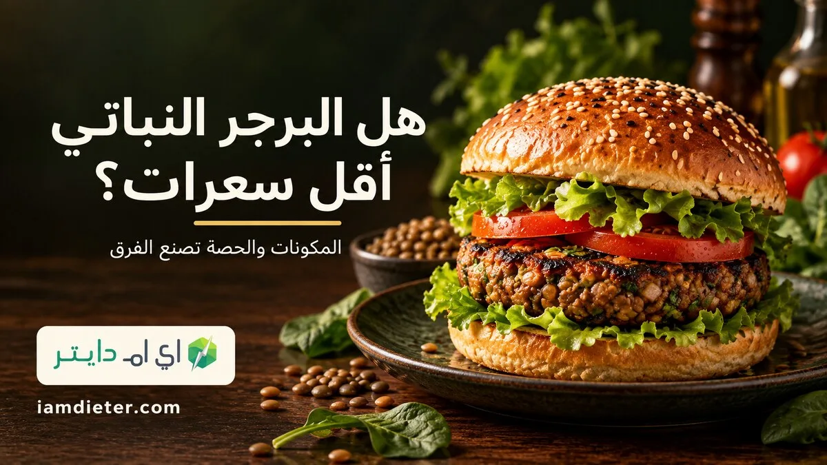 هل البرجر النباتي أقل سعرات؟ مقارنة المكونات وطريقة التحضير