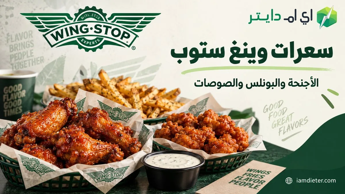 السعرات الحرارية في وينغ ستوب (Wingstop) – دليلك لاختيار الأجنحة والصوص الأنسب