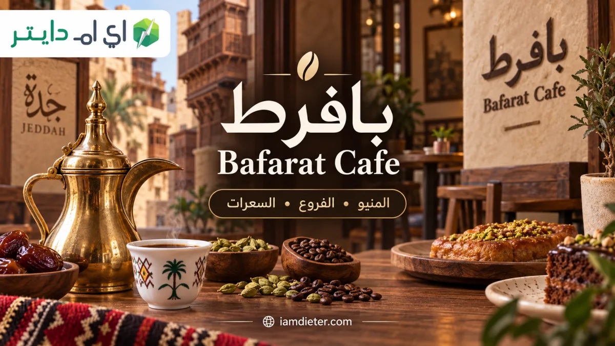 بافرط Bafarat Cafe جدة: المنيو والفروع والسعرات وأشهر الطلبات
