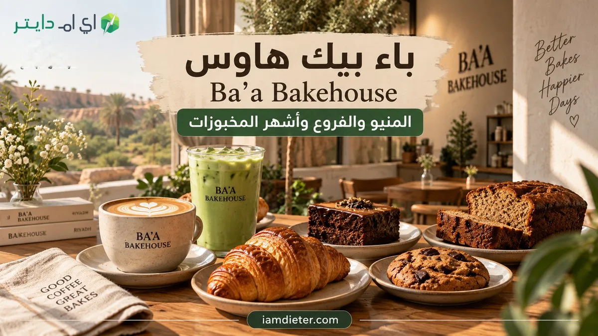 باء بيك هاوس Ba’a Bakehouse: المنيو والفروع وأشهر المخبوزات والسعرات الحرارية