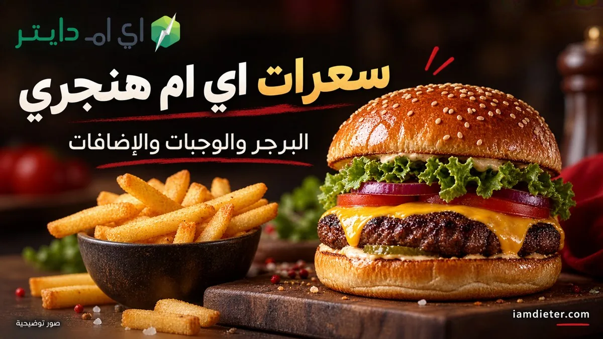 سعرات اي ام هنجري: البرجر والوجبات واختلاف بيانات المنيو