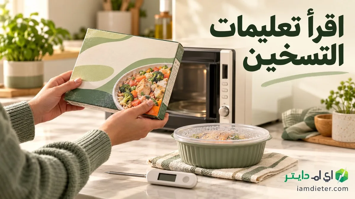 مدة التسخين المكتوبة على العبوة: لماذا تختلف بين المنتجات؟