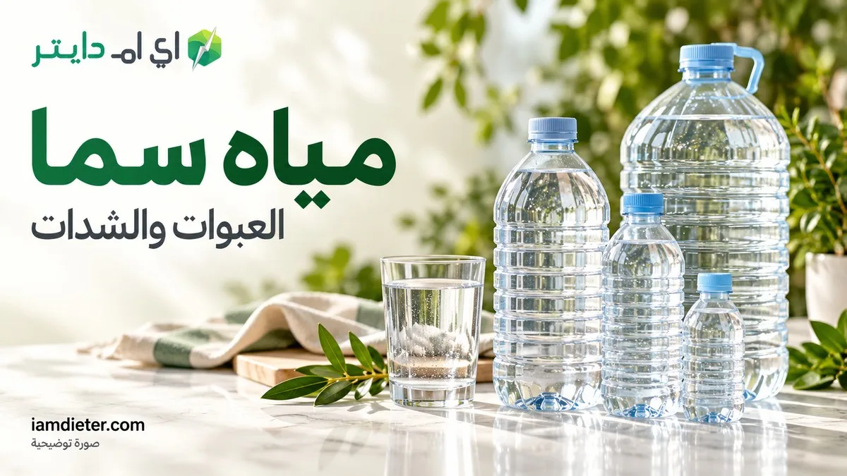 مياه سما: الأحجام والشدات وقراءة الملصق