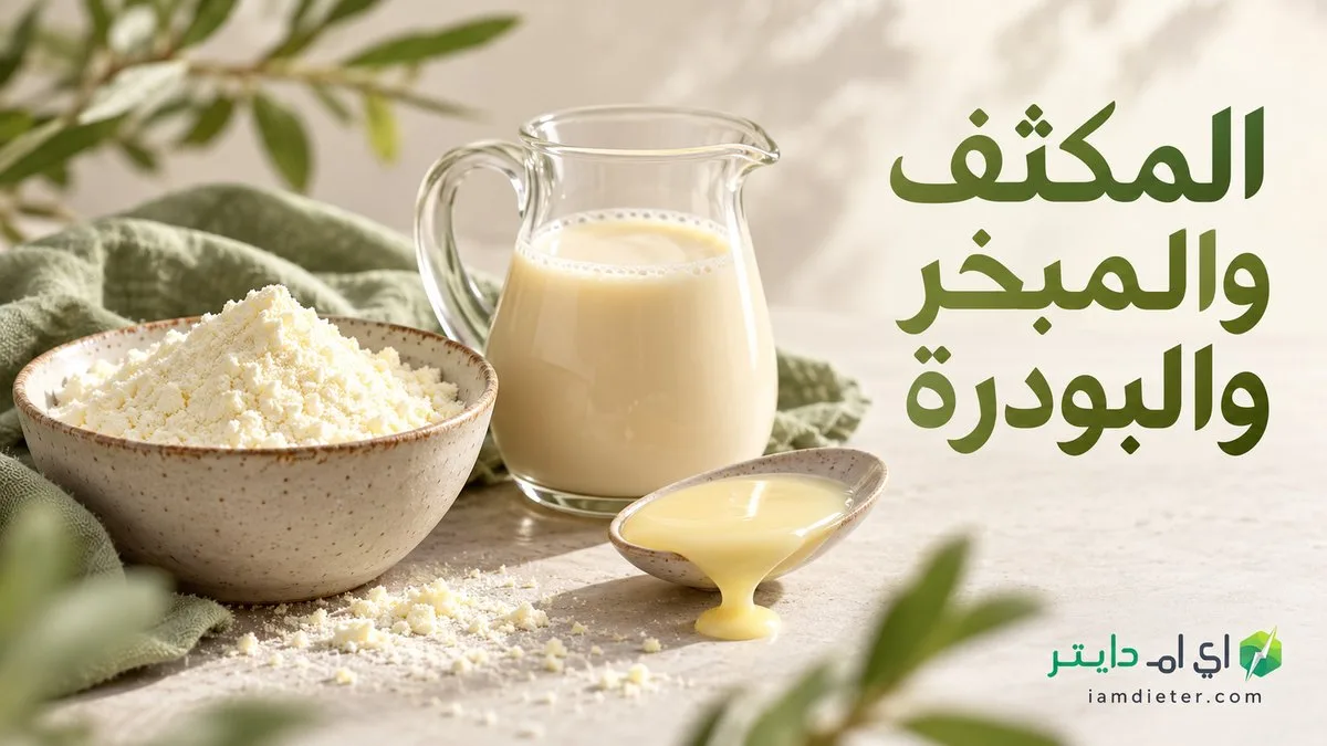 الحليب المكثف والمبخر والبودرة: لماذا تختلف طريقة حساب السعرات؟