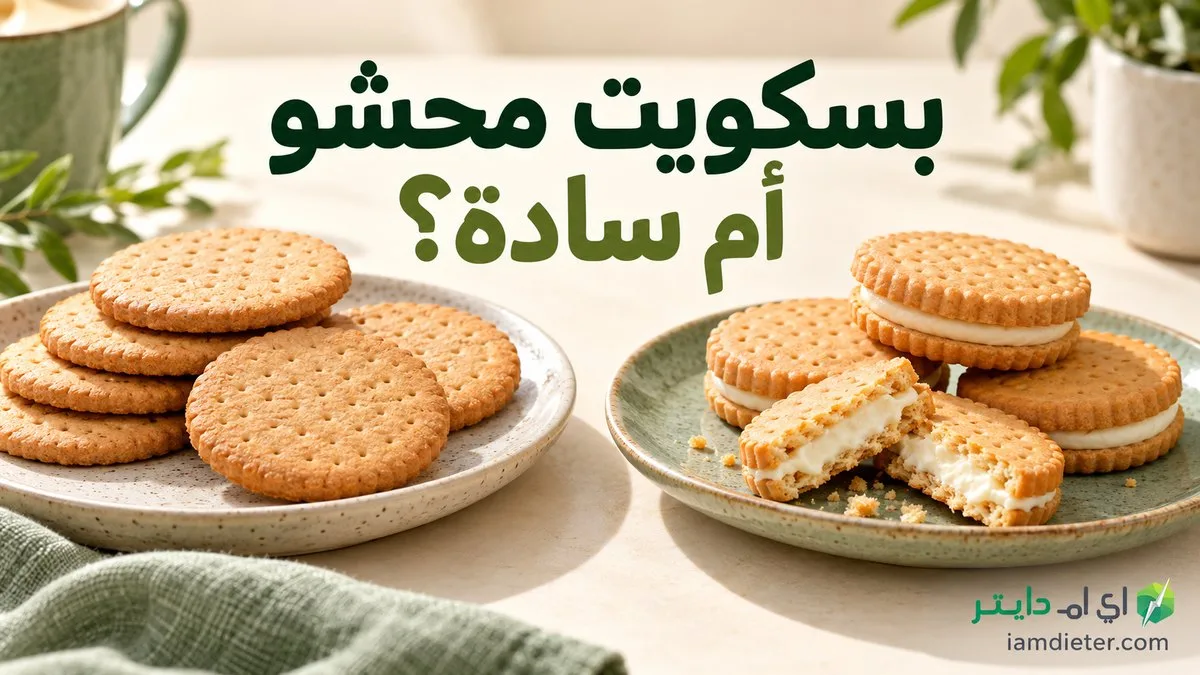 بسكويت محشو أم سادة: لماذا تحتاج مقارنة الوزن نفسه؟
