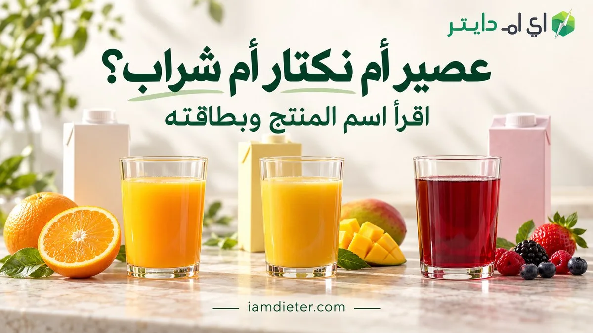 عصير أم نكتار أم شراب فواكه: ماذا يخبرك اسم المنتج؟