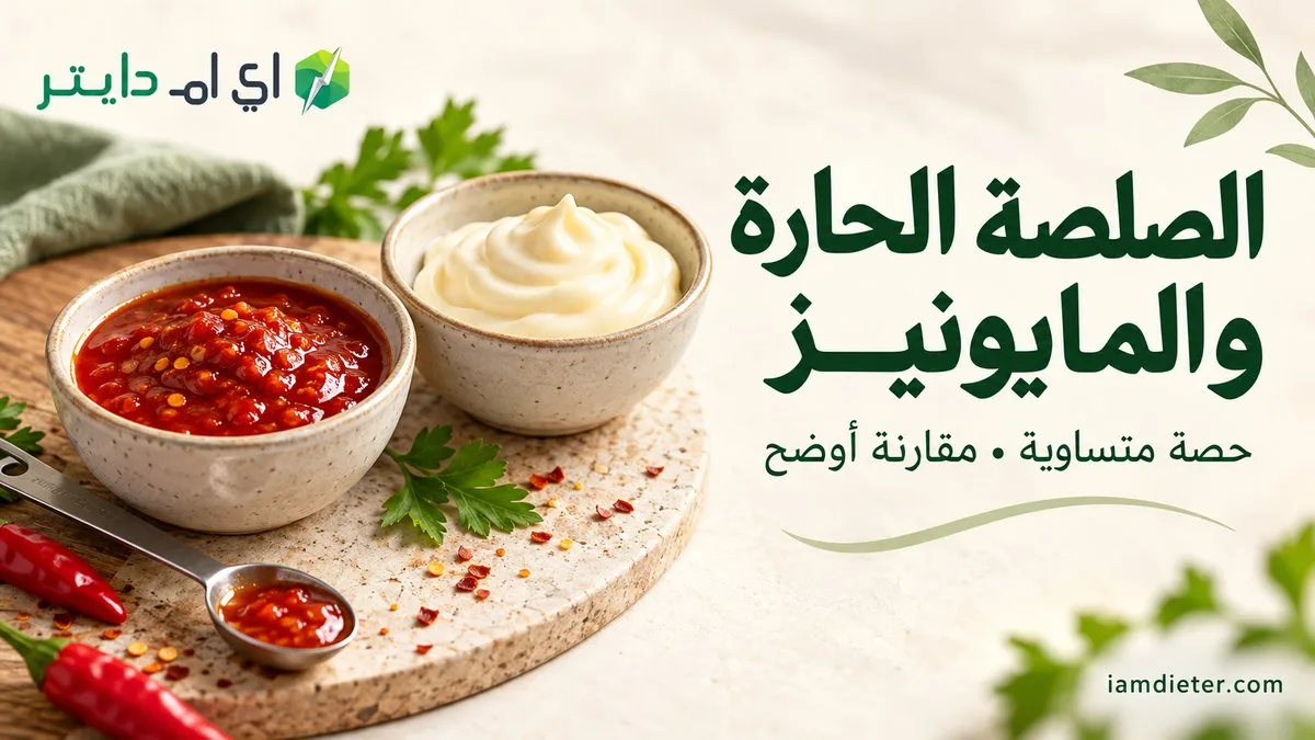 صلصة حارة أم مايونيز؟ مقارنة على حصة متساوية