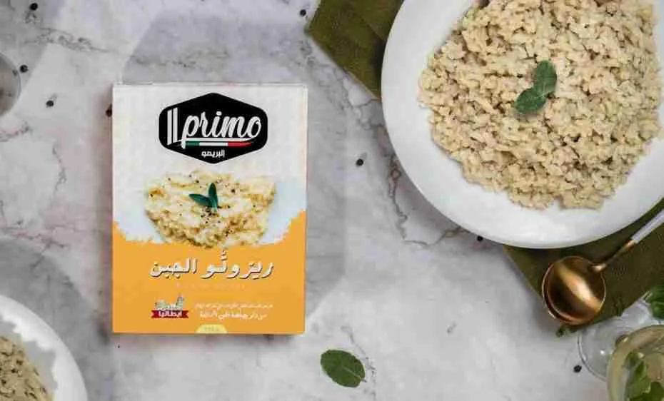 السعرات الحرارية في ريزوتو بالجبن