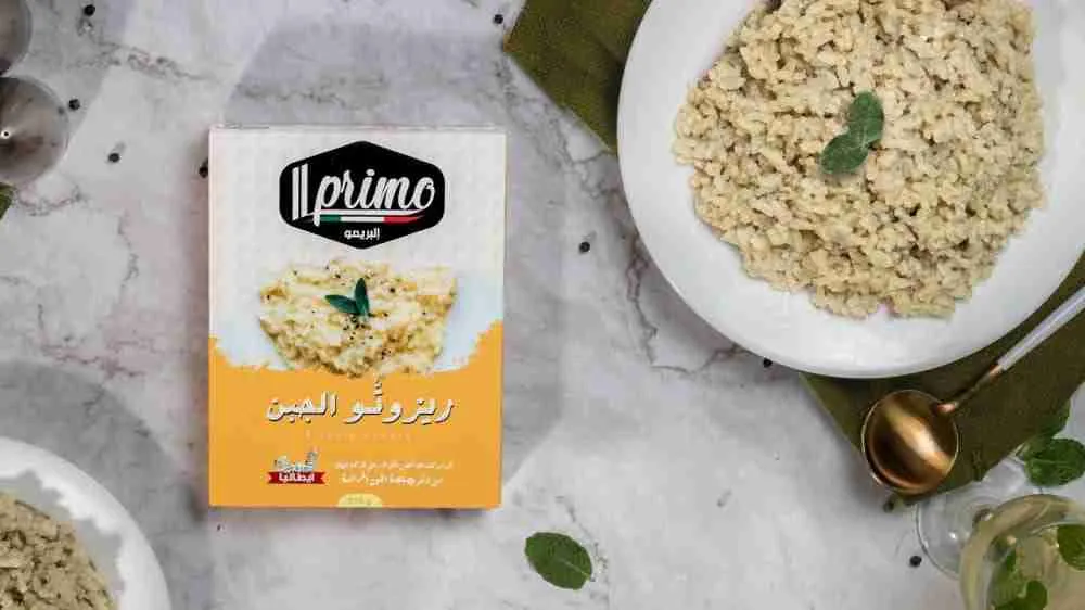 السعرات الحرارية في ريزوتو بالجبن