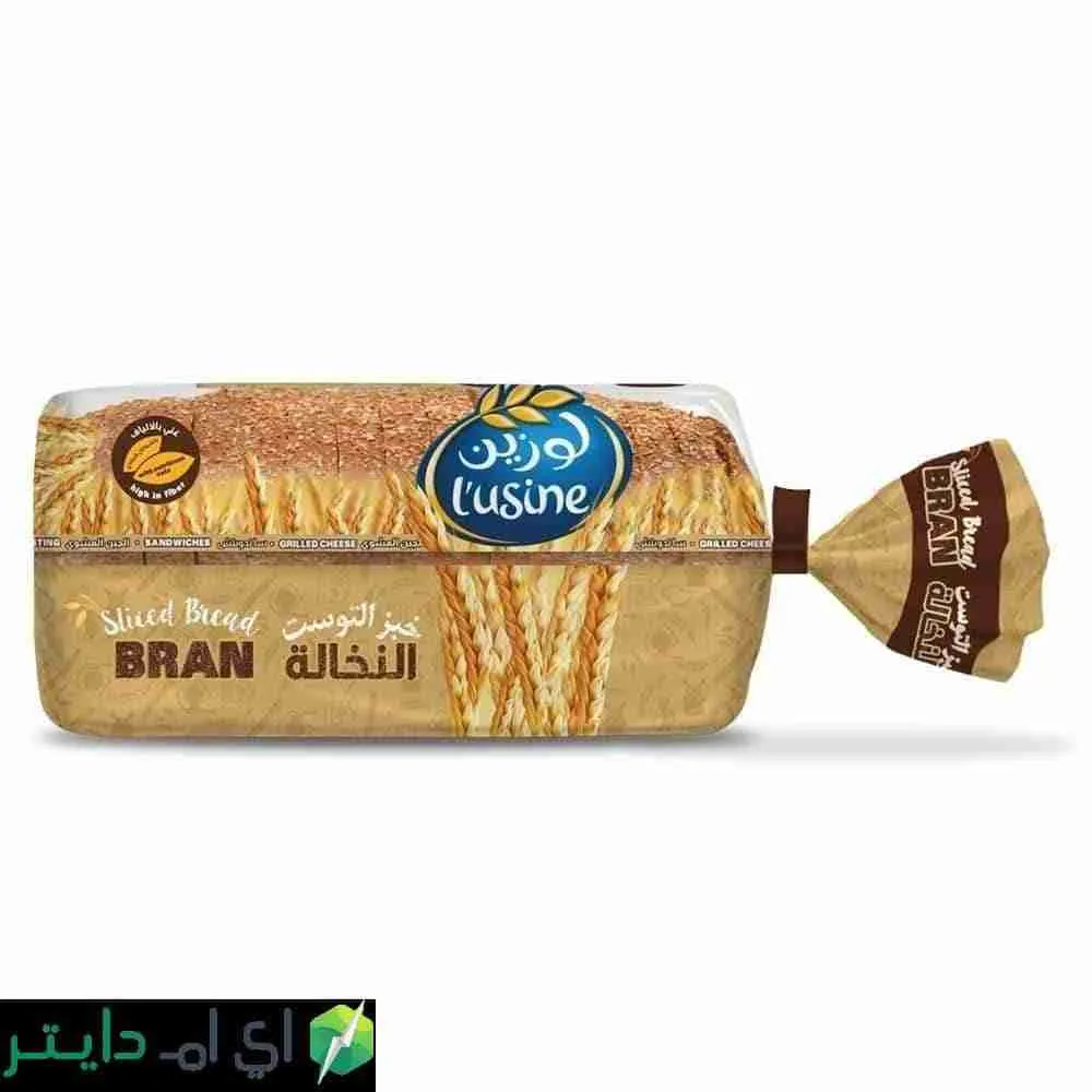 السعرات الحرارية في توست النخالة لوزين