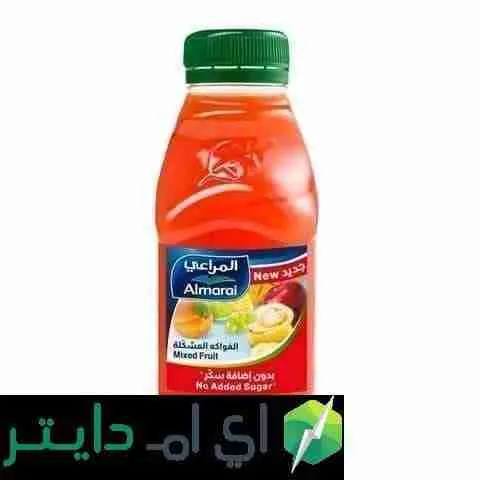 السعرات الحرارية في عصير الفواكه المشكلة من المراعي