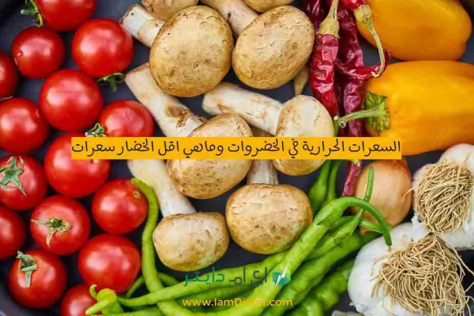 كم عدد السعرات الحرارية في الخضروات وماهي اقل الخضار سعرات
