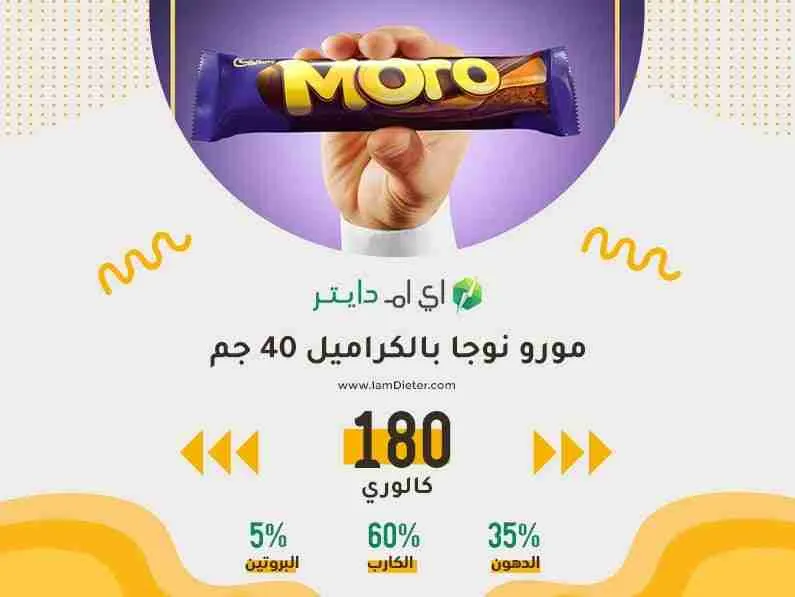 السعرات الحرارية في مورو نوجا بالكراميل